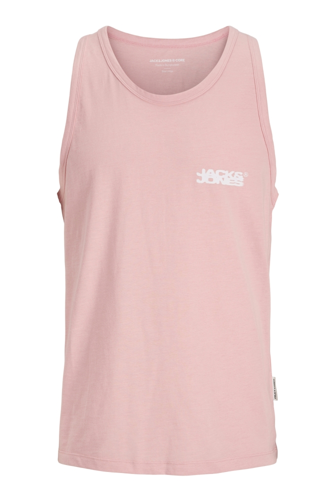 JCOSAGO SMALL LOGO SLUB TANK TOP 12276727 PINK ICING
